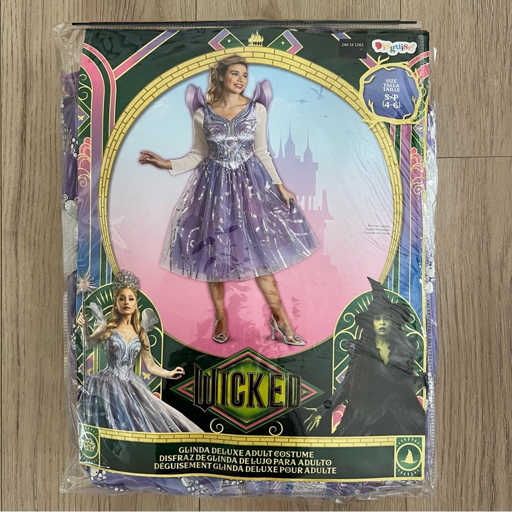 Disguise Glinda Deluxe Adult Costume - Purple and Silver